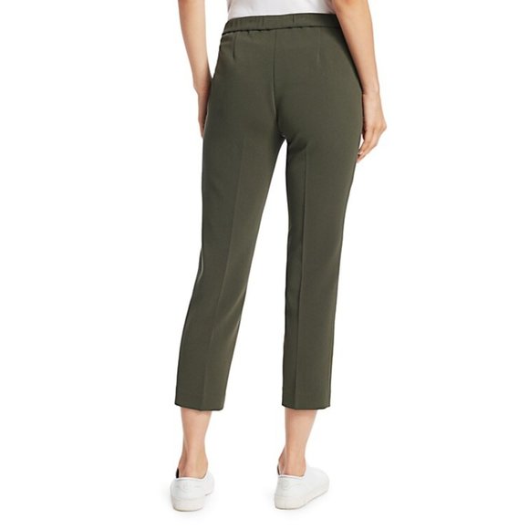 THEORY Crepe Basic Pull-On Cropped Pants NWOT - Picture 3 of 13